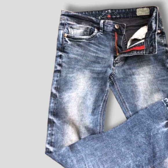 Men’s PARASUCO Acid Wash Yoshi Fit Straight Leg Jeans- Limited Edition - Picture 14 of 16